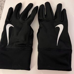 LIKE NEW - Nike Men's Black Logo Gloves